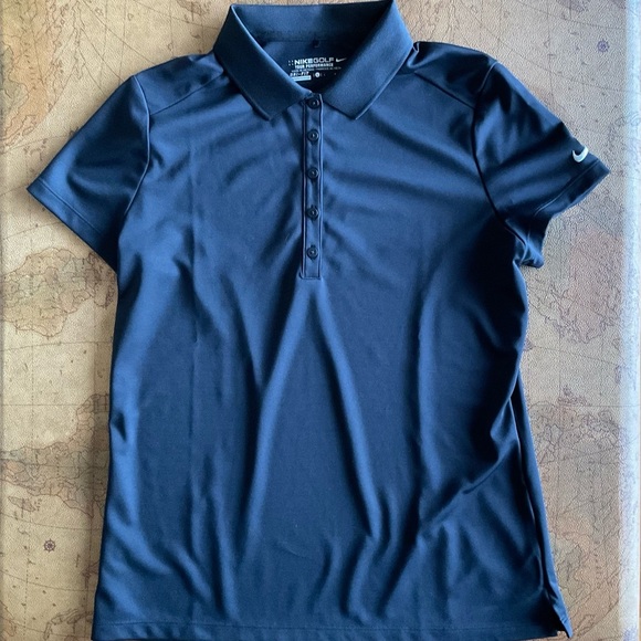 Nike Golf Women's Black Button Down Shirt Polo - Picture 2 of 7